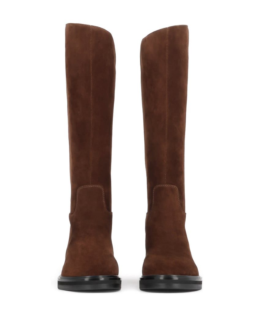 Kazar-Slip-on-high-boots-in-natural-suede-velbloudí