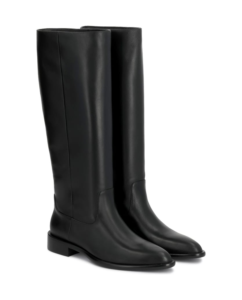 Kazar-High-boots-with-a-slip-on-upper-čierna