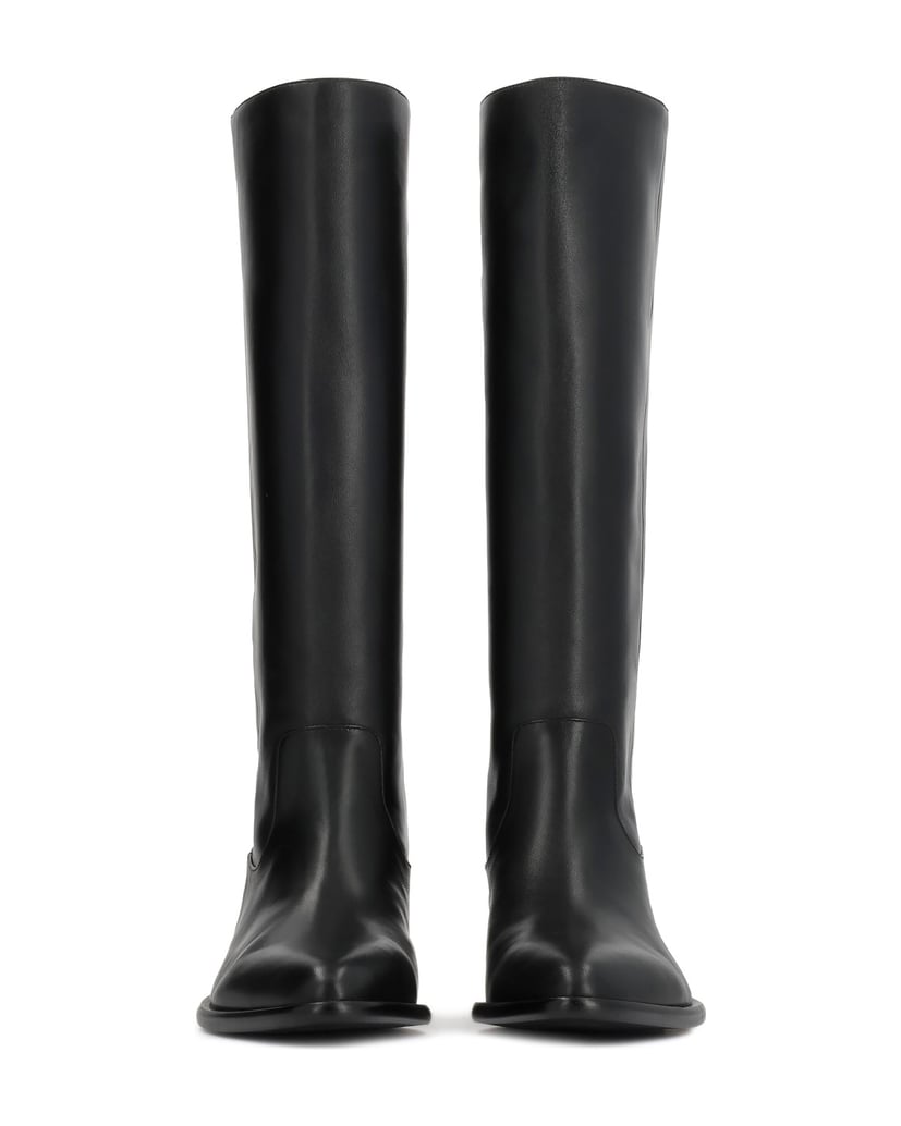 Kazar-High-boots-with-a-slip-on-upper-čierna