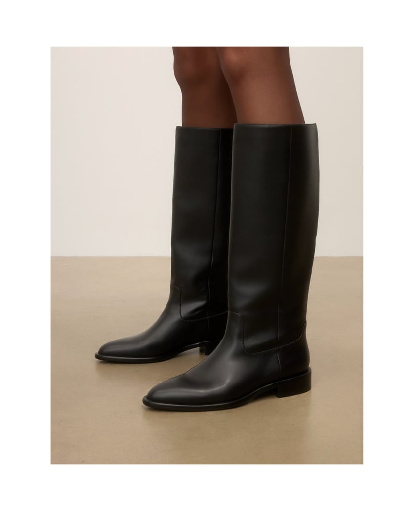 Kazar-High-boots-with-a-slip-on-upper-čierna