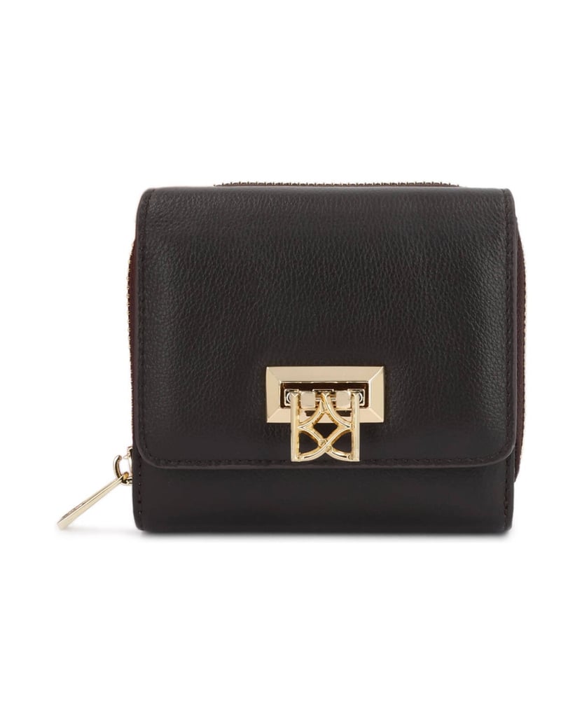 Kazar-Small-wallet-with-a-flap-and-metal-clasp-tmavá-hnedá