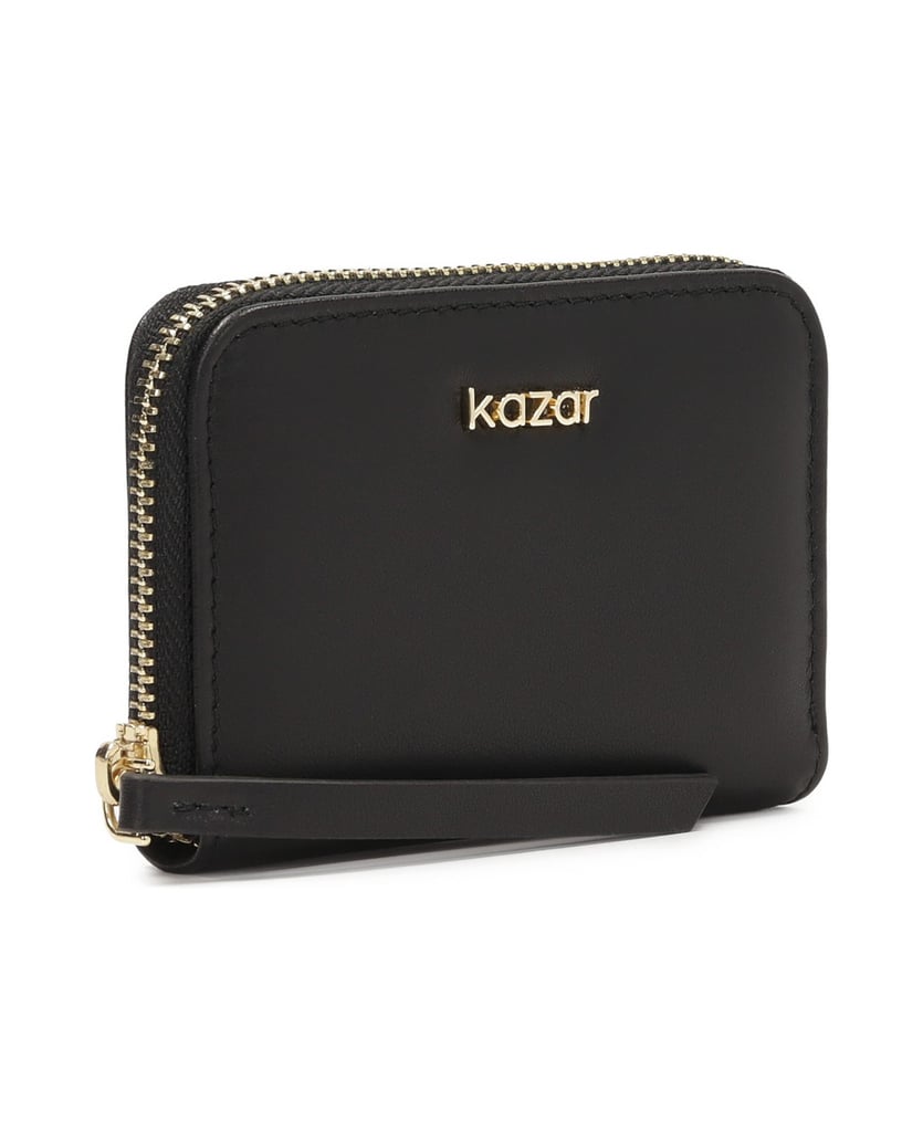 Kazar-Women's-Genuine-leather-wallet-in-black-leather-černá