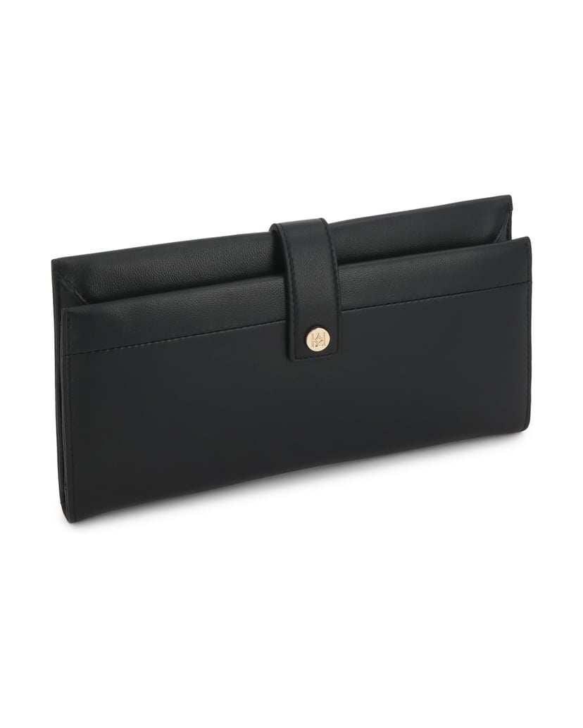 Kazar-Black-oblong-wallet-with-removable-purse-černá
