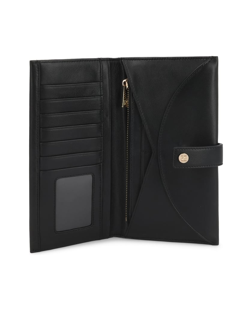 Kazar-Black-oblong-wallet-with-removable-purse-černá