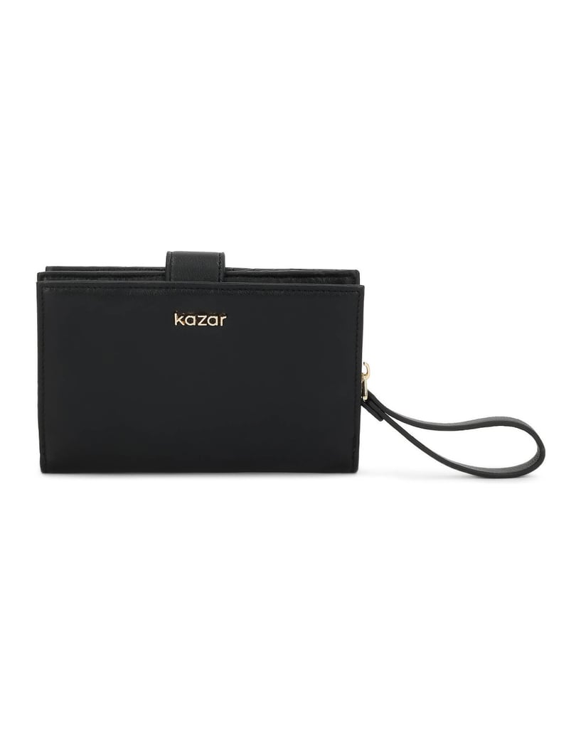 Kazar-Black-women's-wallets-in-genuine-leather-černá