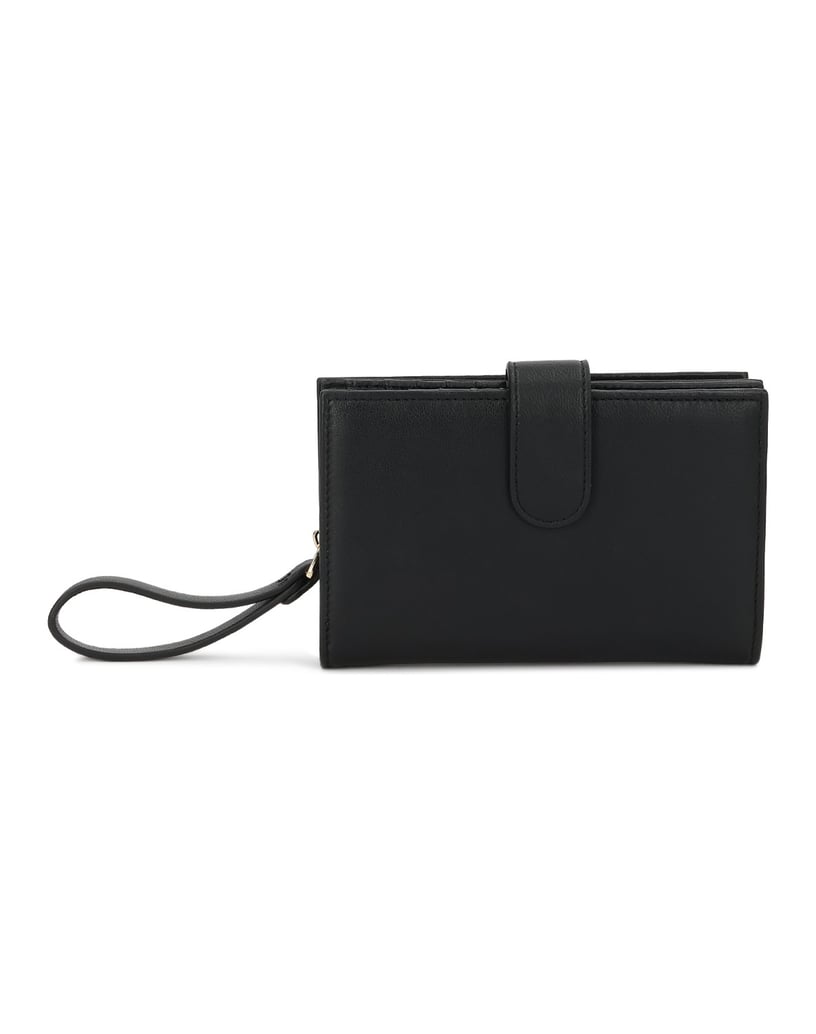 Kazar-Black-women's-wallets-in-genuine-leather-černá