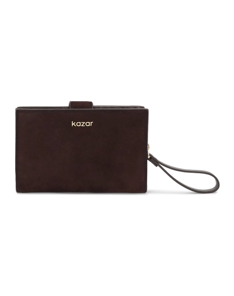 Kazar-Two-piece-suede-wallet-with-zip-and-drive-tmavá-hnedá