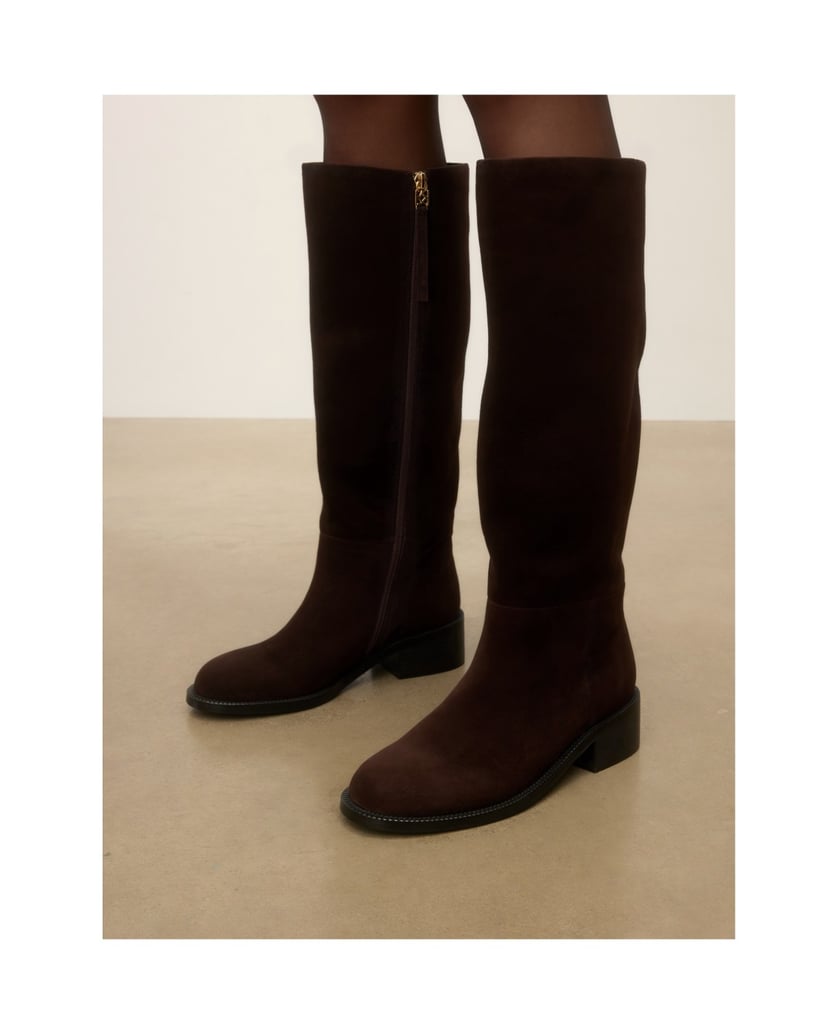 Kazar-Classic-high-boots-with-suede-zipper-tmavá-hnedá