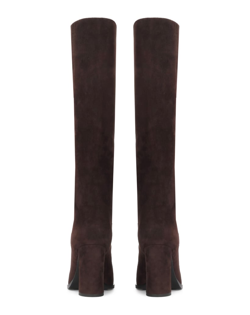 Kazar-Brown-suede-EDITIONS-high-boots-on-a-block-tmavá-hnedá