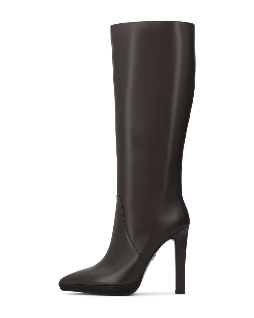 Kazar-High-boots-in-smooth-brown-leather-with-a-short-zipper-pull-tmavá-hnedá