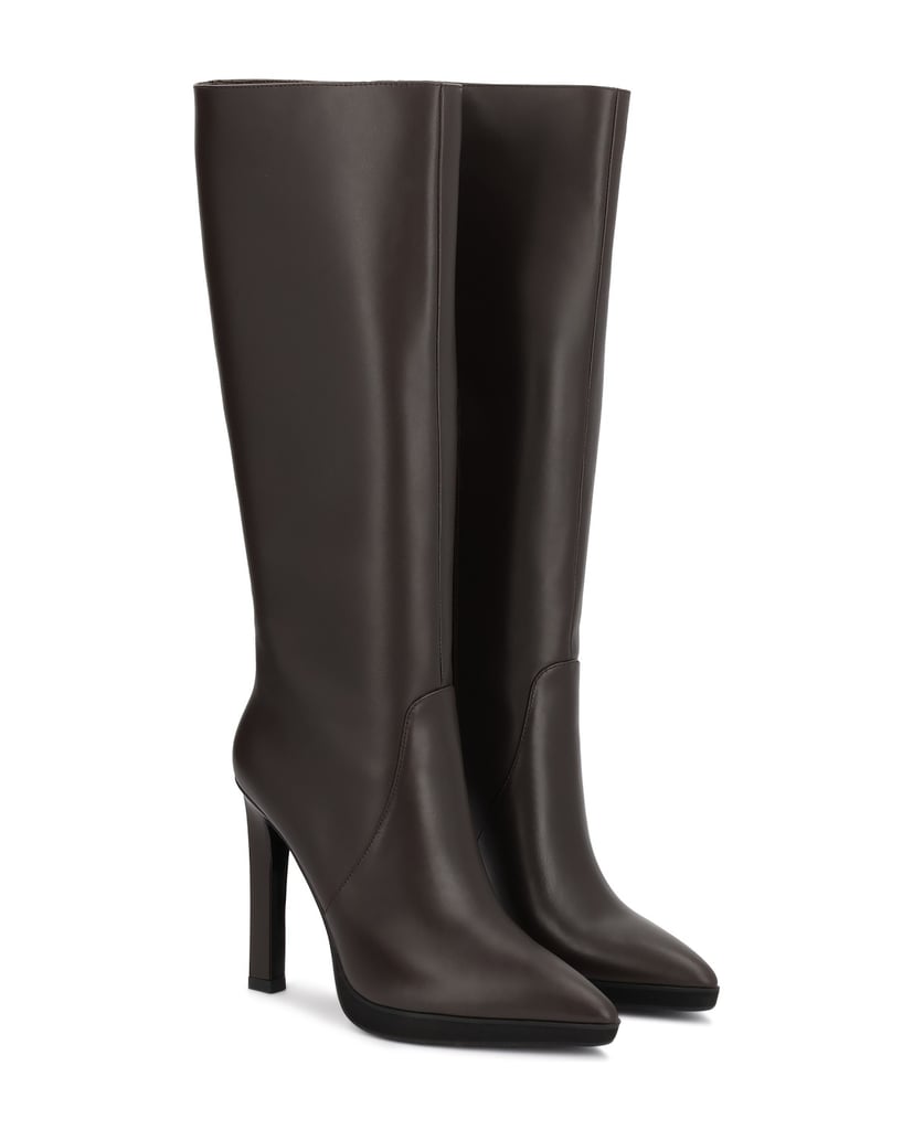 Kazar-High-boots-in-smooth-brown-leather-with-a-short-zipper-pull-tmavá-hnedá