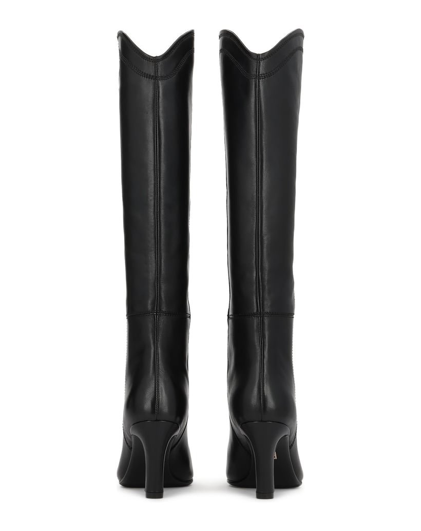 Kazar-Black-leather-high-boots-on-a-slim-stiletto-heel-černá