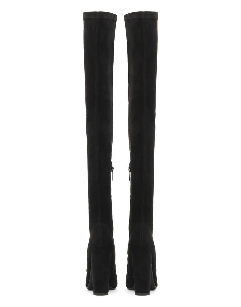 Kazar-Black-over-knee-boots-with-wide-suede-effect-heels-černá