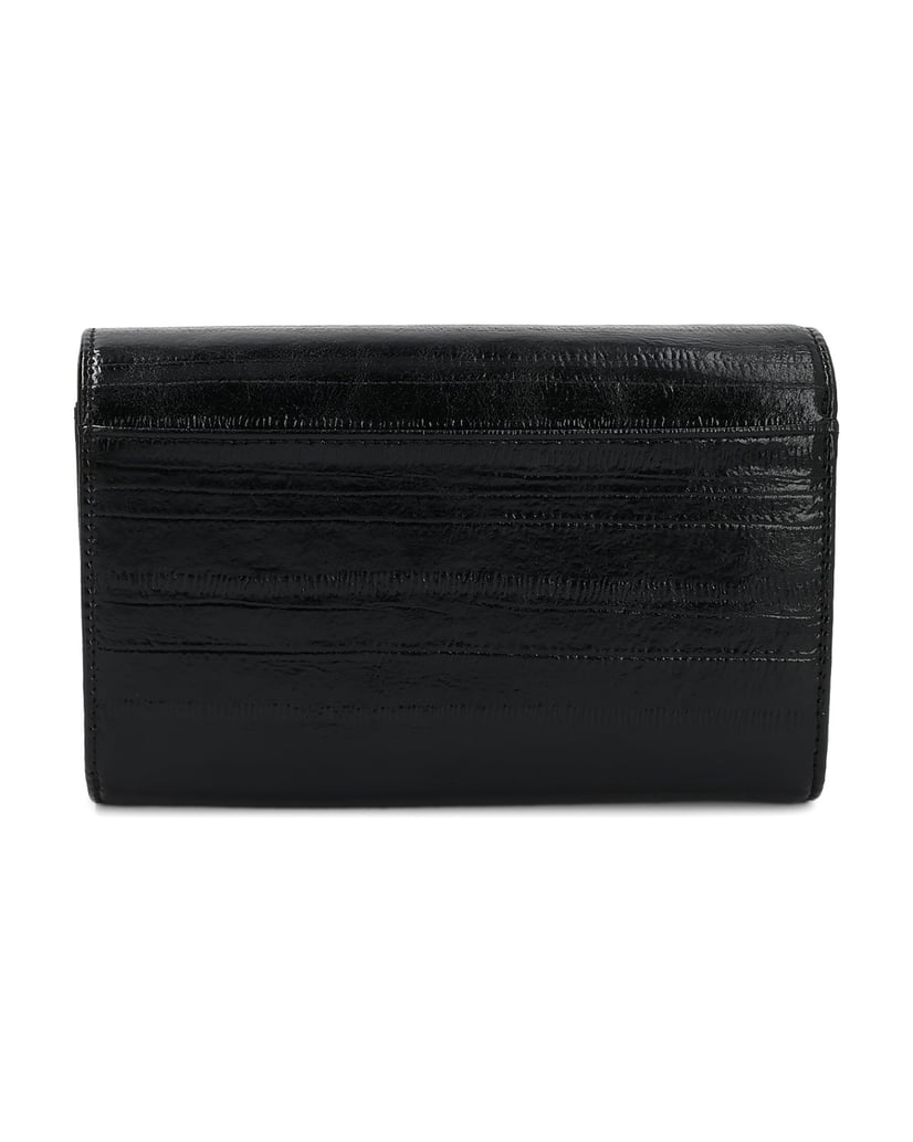 Kazar-Black-leather-wallet-with-an-oblong-pattern-černá