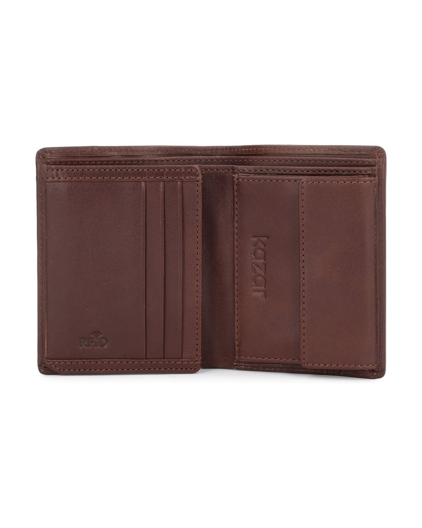 Kazar-Brown-leather-wallet-with-RFID-protection-hnedá