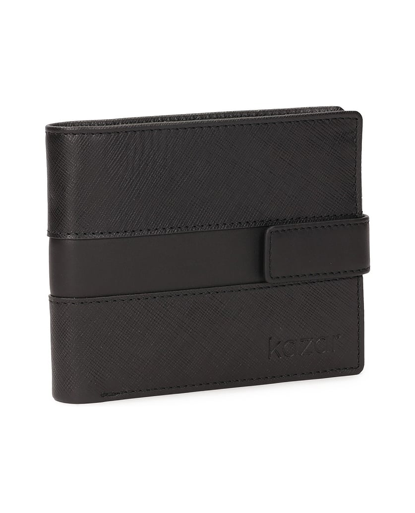 Kazar-Mens-black-wallet-čierna