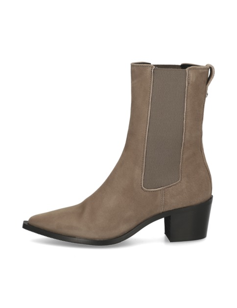 CALVIN KLEIN JEANS HEEL COWBOY BOOT SUEDE