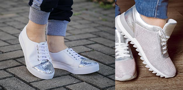 Glitzer Sneaker