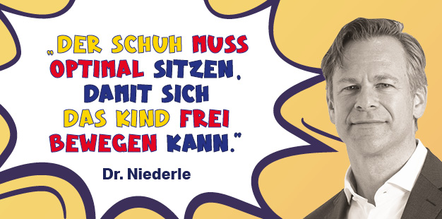 Info über passende Schuhe von Dr Niederle